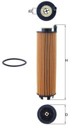 MAHLE Filtru ulei MAHLE OX1301D (OX1301D)