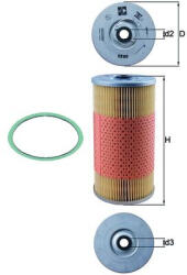 MAHLE Filtru ulei MAHLE OX80D (OX80D)