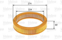 Valeo Filtru aer VALEO 585620 (585620) - turbochic