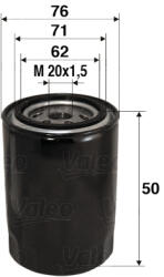 Valeo Filtru ulei VALEO 586001 (586001) - turbochic