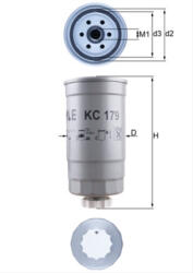 MAHLE Filtru combustibil MAHLE KC179 (KC179)