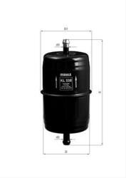 MAHLE Filtru combustibil MAHLE KL558 (KL558)
