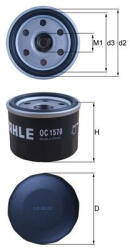 MAHLE Filtru ulei MAHLE OC1570 (OC1570)