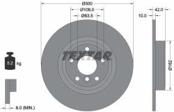 TEXTAR Disc frana TEXTAR 92309505 (92309505)