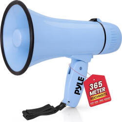 Pyle PMPRA213BL megafon szirénával és mikrofonnal, 20 W - kék (PMPRA213BL)