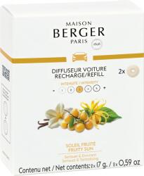 Maison Berger Paris Rezervă parfum pentru difuzor auto Fruity Sun, 2 buc (7904)