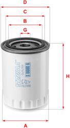 SOFIMA Filtru ulei SOFIMA S 0090 R (S 0090 R) - fixbox