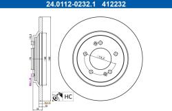 ATE Disc frana ATE 24.0112-0232.1 (24.0112-0232.1) - automobilus