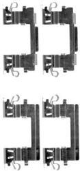 TEXTAR Set accesorii, placute frana TEXTAR 82516100 (82516100)