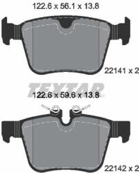TEXTAR Set placute frana TEXTAR 2214103 (2214103)