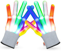Linomag Manusi LED pentru adulti, Linomag®, 5 culori / 6 moduri de iluminare, Multicolor (mlm)
