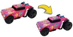 Cevodle Masinuta Cu Lumini, Sunete Si Sistem Pullback Racer, Scara 1/24, (cev24527-3001roz)