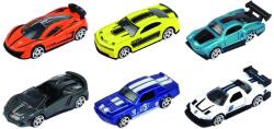 Cevodle Macheta Die Cast, Set 6 Masini Curse, Scara 1/64, 7.5cm, (cev64078-0001mix)