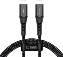 Tech-Protect ub11t ultraboost type-c cable pd 240w / qc3.0 100cm black (5906302353125)