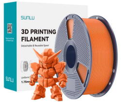 Sunlu Filament 3D Sunlu PLA+ 2.0 1.21g/cmp Portocaliu Stralucitor (PLA+ 2.0 SO)