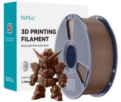 Sunlu Filament 3D Sunlu PLA+ 2.0 1.21g/cmp Maro Cafea (PLA+ 2.0 CB)