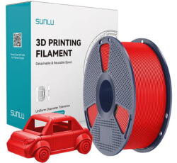 Sunlu Filament 3D Sunlu PETG 1.27g/cmp Rosu Stralucitor (PETG R)