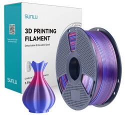 Sunlu Filament 3D Sunlu PLA+ Silk 1.75mm Rainbow 02 (PLA+ Silk R 02)