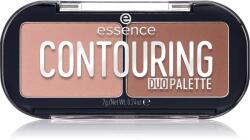 essence CONTOURING DUO PALETTE Patela pentru conturul fetei culoare 10 lighter skin 7 g