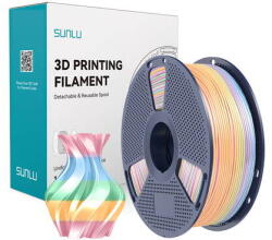 Sunlu Filament 3D Sunlu PLA+ Silk 1.75mm 1kg Rainbow 04 (PLA+ Silk R 04)