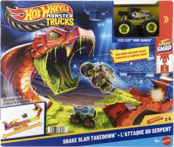 Mattel monster trucks kígyómarás pályaszett
