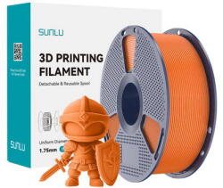 Sunlu Filament 3D Sunlu PLA+ 1.23g/cmp Portocaliu Stralucitor (PLA+ SO)