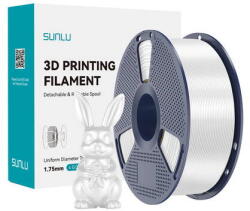 Sunlu Filament 3D Sunlu PLA+ Silk 1.25g/cmp Alb (PLA+ Silk W)