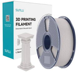 Sunlu Filament 3D Sunlu PLA de Mare Viteza 1.25g/cmp Marmura Gri Deschis (PLA H-S Mar SSM)