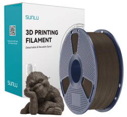 Sunlu Filament 3D Sunlu Wood 1.10g/cmp Varianta Nuc (Wood Wal)