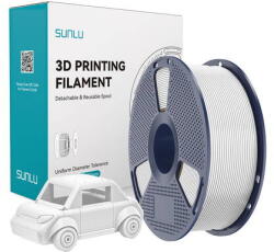 Sunlu Filament 3D Sunlu PETG 1.27g/cmp Alb (PETG W)