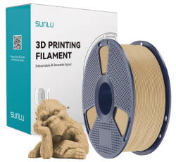 Sunlu Filament 3D Sunlu Wood 1.10g/cmp Clona Varianta Artar (Wood Map)