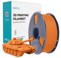 Sunlu Filament 3D Sunlu PLA+ de Mare Viteza 1.23g/cmp Portocaliu (PLA+ H-S O)