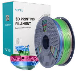 Sunlu Filament 3D Sunlu PLA+ Silk 1.75mm 1kg Rainbow 06 (PLA+ Silk R 06)