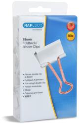 Rapesco bindercsipesz, 19 mm, fehér