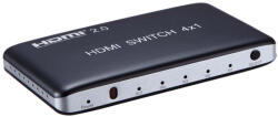 PremiumCord 4 portos 4K 60Hz HDMI switch (KHSWIT41F) (KHSWIT41F)