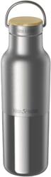 Klean Kanteen Rise Reflect 16oz (w/ Bamboo Cap) termosz ezüst