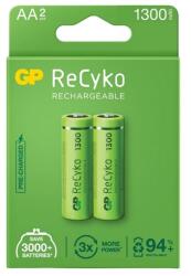 GP Batteries ReCyko ceruza akku (AA) 1300mAh 2db GP130AAHCER21-2TLB2 (GP130AAHCER21-2TLB2)