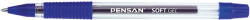 Pensan Pix Soft gel 0.7 mm Albastru PENSAN - Set 12 (2400A)
