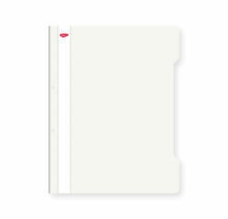 Daco Dosar plastic cu sina Alb DACO - Set 50 (DO001ALB)