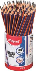 Maped Графитен молив, моливник, HB, триъгълен, MAPED "BlackPeps Navy" 850859 (850859)