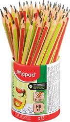 Maped Графитен молив за учене на писане, моливник, HB, триъгълен, MAPED "Kidy Learn" 854601 (854601)