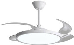  LED mennyezeti ventilátor 36w/3CCT fehér slim + távirányító, dimmelhető, 2880 lm, Optonica, 19104 (19104)