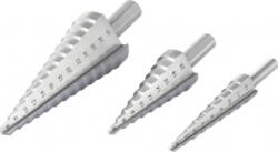 TOOLCRAFT HSS Fokozatfúró készlet 3 részes 1 db (TO-6802569) (TO-6802569) - aqua