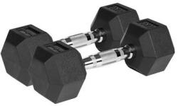 REBEL Gantere si greutati GANTERE DUMBBELL HEX FONTA CAUCIUCATA 2X4KG REBEL ACTIV (rba-2325-04)