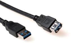 ACT usb 3.0 a мъжки към usb a женски 2 м черен sb3043 (sb3043)