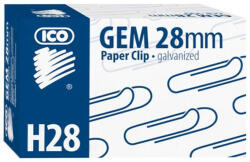 ICO GEM 28 mm-es Horganyzott Gemkapocs - 100 db/doboz (17748)