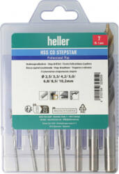 Heller Hss-Co Fém spirálfúró készlet DIN 338 1 készlet (325059) (325059)