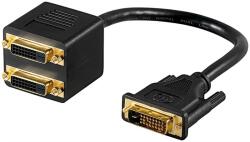 Goobay DVI-D 24+1 - 2x DVI-D 24+1 Adapter kábel (68740)