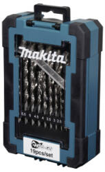Makita Fém spirálfúró készlet 1 mm, 1.5 mm, 2 mm, 2.5 mm, 3 mm, 3.5 mm, 4 mm, 4.5 mm, 5 mm, 5.5 mm, 6 mm, 6.5 mm, 7 mm, 8 mm, 8.5 mm, 9 mm, 9.5 (D-78352)