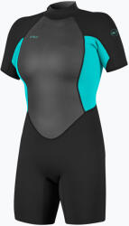 O'Neill Costum de înot pentru femei O'Neill Reactor-2 2mm Back Zip SS Spring IS7 black/light aqua